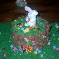Easter Cake For My Lil Man I felt so bad sending off the earlier easter cake that I just made today, that I had to make a smaller version for my son. I had all that...