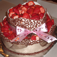 Scrolls This is a white chocolate cakefilled with vanilla mousse and wrapped in white chocolate and detailed with scrolls for the finishing touch...