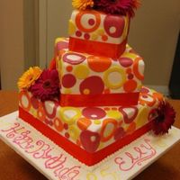 85Th Retro Mama Birthday Cake This was for an 85th birthday girl who didn't want anything "old." It was a lot of fun, but took a while to get everything...