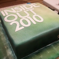 Inside Out Concert Cake Made for the backstage crew and bands that played the festival; this cake was really just an excuse to play with a few new toys.