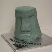 Dum Dum Cake Made for my son's birthday party tomorrow night. The kids are all seeing Night at the Museum 2 and I thought this would be a neat cake...