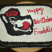N.c. State I made my first FBCT on this cake. I love the way it turned out.