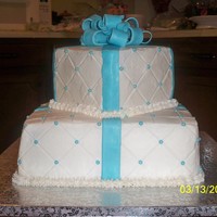 Wedding Cake Cake made for a 40th wedding vow renewal.