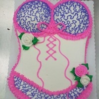 Classy Lady this is to me the classy version of the torso cake, white cake with bc icing, all bc