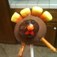 Turkey Cake Pops! Bakeralla's Idea. I just attempted to make them myself.