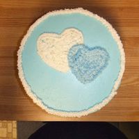 First Cake This was my first cake after my second Wilton Lesson