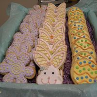 Easter Cookies NFSC with Antonia's icing. Thanks for all the tips!!!!