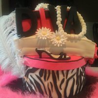 Diva Cake I made for our Choir Teacher...and she is just AMAZING!