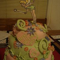 Tink Cake Made this for a two year old's birthday, I know I am crazy! But it was lterally my 4th cake & I wanted a challenge. Tinkerbell is...