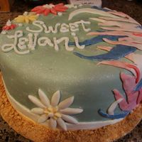 "tropical" Birthday Was given an order for a lady's mother's birthday cake. The birthday lady is from Hawaii so her daughter ordered something "...