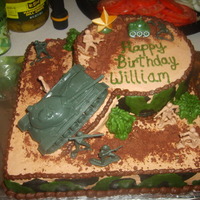 Camo/army Cake Camoflauge army cake for a birthday.