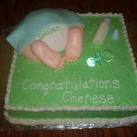 Baby Bottom Cake 