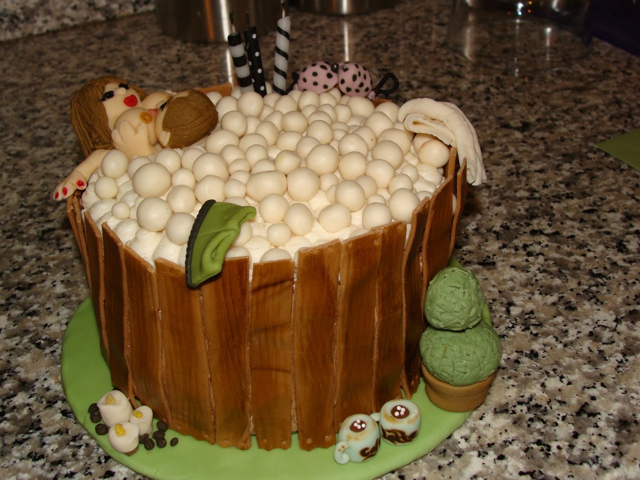 Romantic Night I got the idea to do this cake from another photo I saw on cakecentral. I decided to make this for my husband on his birthday. It was a...