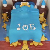 1St Birtday Cake Based on the nursery rhyme "there were 10 in the bed" I love this cake sooo much, it was my first time modeling and they turned...
