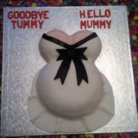 Pregnant Belly Cake 
