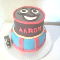 Aaron's Thomas The Train 3Rd Birthday Cake 