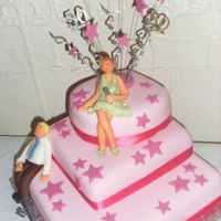 3 Tiered 50Th Cake My attempt at tiering, I didnt use any supports though and it leaned a little bit backwards!! However it managed to stay upright. Also I...