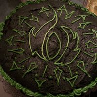 Marcel's Cake Yet another birthday, the band logo was all freehanded on