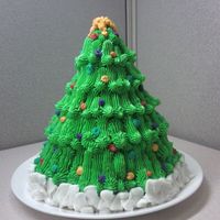 Christmas Tree Cake 