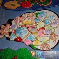 Christmas Butter Cookies My 1st attempt at Butter Cookies. Made these for our Annual Garza Cookie Exchange Party!!! These were made in a rush, but I was told by the...