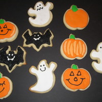 Halloween Cookies A few of the Halloween cookies that I made for my boys to take to school tomorrow.