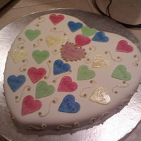 Conversation Hearts For my son's valentines party at school. It had all the kids names on it ,and the big purple heart was his teacher.