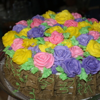 Spring Has Sprung~ This is my first attempt at this classic cake. I have only practiced the basket weave in one class before. I haven't had the...