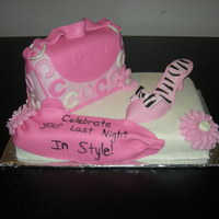 Coach Purse And Shoe shoe is mmf with tylose, purse is cake. flowers are mmf