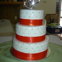 Orange Diamond Pattern 