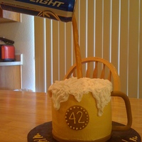 Beer Mug Thanks for everybody in cake central who posted a cake similar to this one. I wouldn't have been able to do it without you. Thanks.
