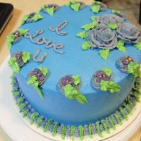 Hubby Cake This was my first cake made for my hubby who just asked for a strawberry cake. I wanted it to look more "manly" but didn't...