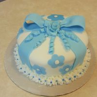 Party Cake First time ever fooling with fondant. Done in course 3, class 3 of wilton courses. Did better than I thought I would do. Really enjoyed...