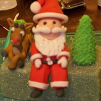 Fondant Santa This is the first time I try my hand at fondant figures. Santa was my very first try.