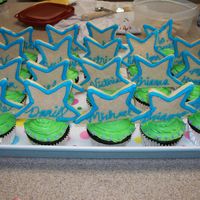 Birthday Cupcakes I made these for my daughters class for her birthday. I was informed by the class that it should be her birthday everyday....I guess that...