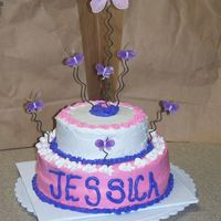 Butterflies Chocolate cake with RCT filling! YUMMIE!