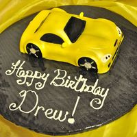 Yellow Corvette My 6 year olds request for a Bday cake. I haven't done a cake in 4 months and it's been al-o-n-g time since I've done a...