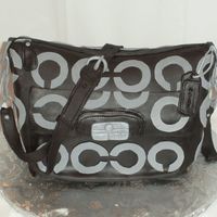 Purse Cake This was carved from a 9x13 sheet cake divided into thirds.