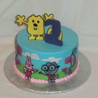 Wow Wow Wubbzy 8" done in BC with fondant accents
