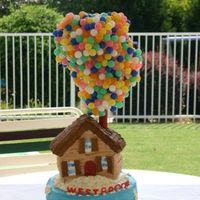 Disney's Up I made this cake for my nephew's 4th birthday. He loves the Disney movie "UP" and he had an up party with tons of balloons....