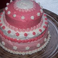 Hannah's Sweet 16 I made this for my friend's sweet 16.I put a red car on top after the frosting set.It is my mom's strawberry cake recipe wth both...