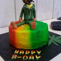 Bob Marley Cake Birthday cake for a friend