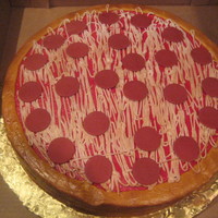 Pizza mikes b-day cake