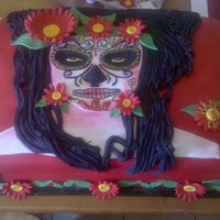 Dia De La Muerte Dia de la muerte cake