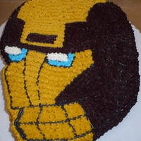 Iron Man I know it isn't the greatest, but I was pleased with the outcome for my first completely free-hand character cake. Thanks to user...