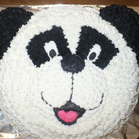Panda Cake This cake was made for a pre-school graduation and their class mascot was a panda :) I thought it turned out rather well. French Vanilla...