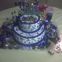 Happy New Year 2010 Not the best pic, I forgot my camera so I had to use my phone. For a last minute cake I think it turned out well.