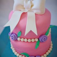 Roses/bow Cake Cake by me, photo by Cathy Breslow. This cake is called "The Shandy" now. :)