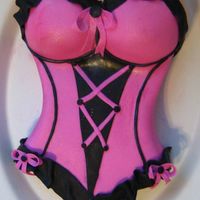 Corset Cake Made for a bachelorette party.