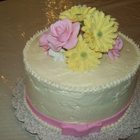 Spring Bouquet Lemon Cake with Lemon IMBC. Gumpaste flowers. TFL!!!