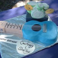 Musical Birthday This cake was made for my two daughter's joint birthday party. We decided to put it together last minute. Their birthday's are a...